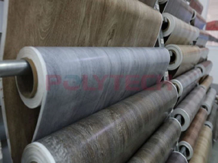 SPC PVC WPC Zemin uchun Vinil dekorativ Flim